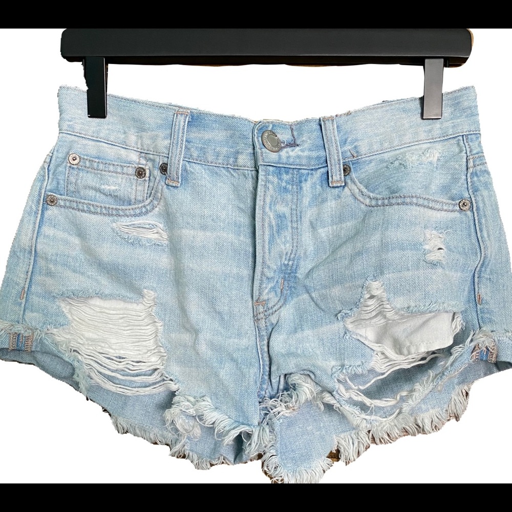 American Eagle Light Denim Shorts